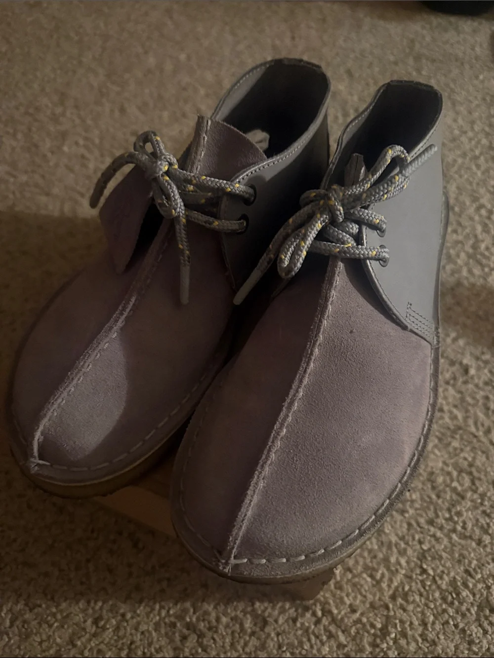 Clarks Desert Trek Boot - Blue Grey Combination - Men’s Size 7